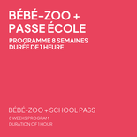School Pass + 8-Week Bébé-Zoo Program in Skiing - Sunday, Duration of 1 Hour