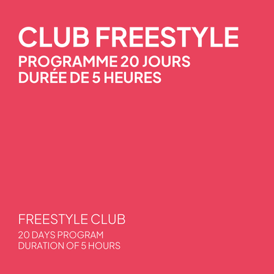 20 Days Freestyle Club Program in Snowboarding - Duration of 5 Hours