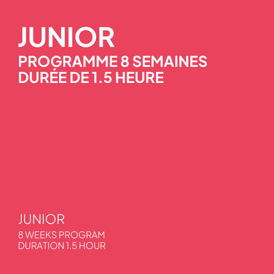 Programme Junior 8 semaines en planche à neige - Samedi, durée de 1.5 heures