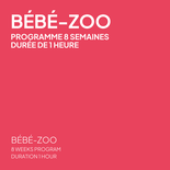 Programme Bébé-Zoo 8 semaines en ski - Dimanche, durée de 1 heure