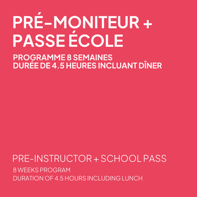 School Pass + 8-Week Pre-Instructor Program in Skiing - Sunday, Full Day including lunch