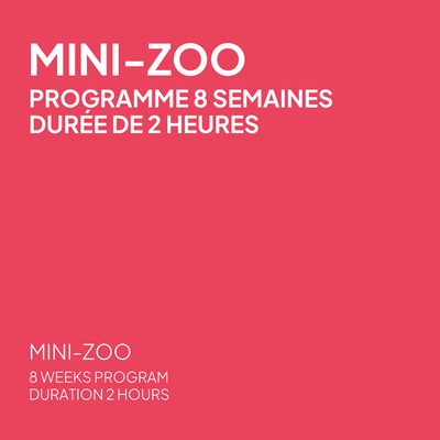 Programme Mini-Zoo 8 semaines en planche à neige - Dimanche, durée de 2 heures