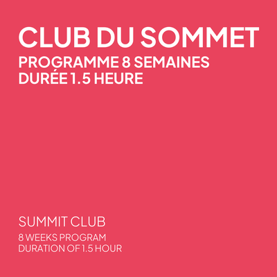 Club du Sommet (Adulte) 8 semaines en planche à neige - Samedi, Durée de 1.5 heures