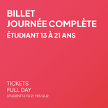 Full Day Ticket - Student
