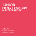 Programme Junior 8 semaines en ski - Samedi, durée de 1.5 heures