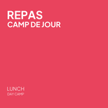 Lunch - Day camp