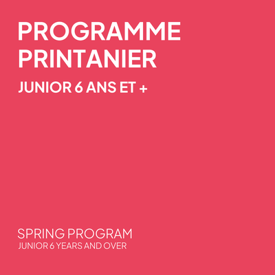 Programme printanier Junior - Ski - Durée de 2 heure