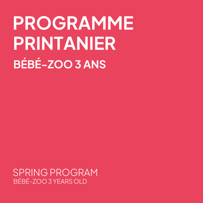 Passe École + Programme printanier Bébé-Zoo en ski - Durée de 2 heure