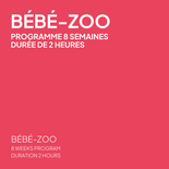 Programme Bébé-Zoo 8 semaines en ski - Dimanche, durée de 2 heures