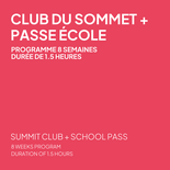 Passe-École + Club du Sommet (Adulte) 8 semaines en planche à neige - Samedi, Durée de 1.5 heures