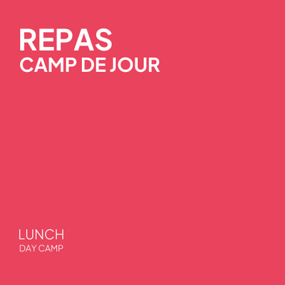 Repas - Camp de jour