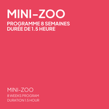 Programme Mini-Zoo 8 semaines en ski - Samedi, durée de 1.5 heures