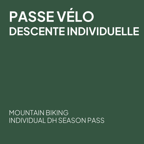 Mountain biking individual DH season pass