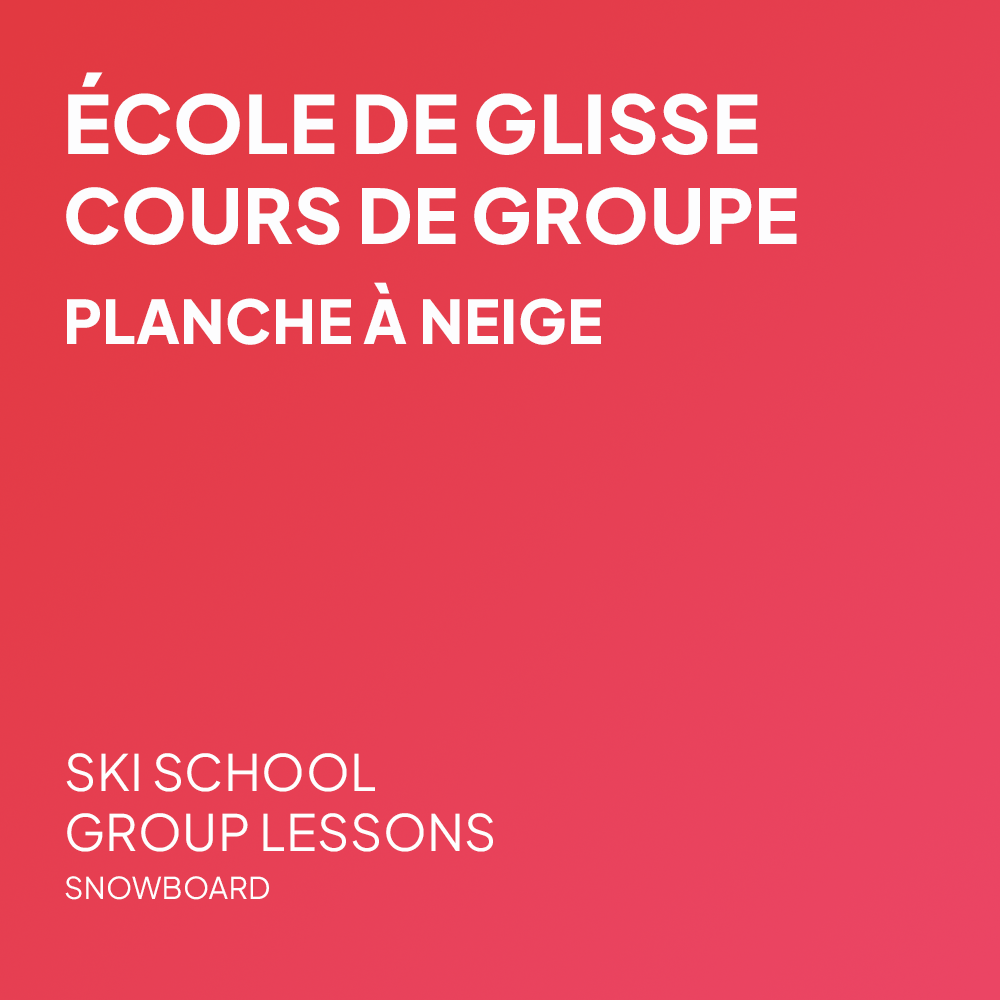 Group Lessons - SNOWBOARD