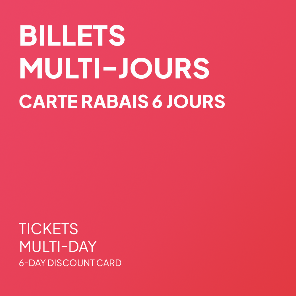 Carte rabais 6 jours